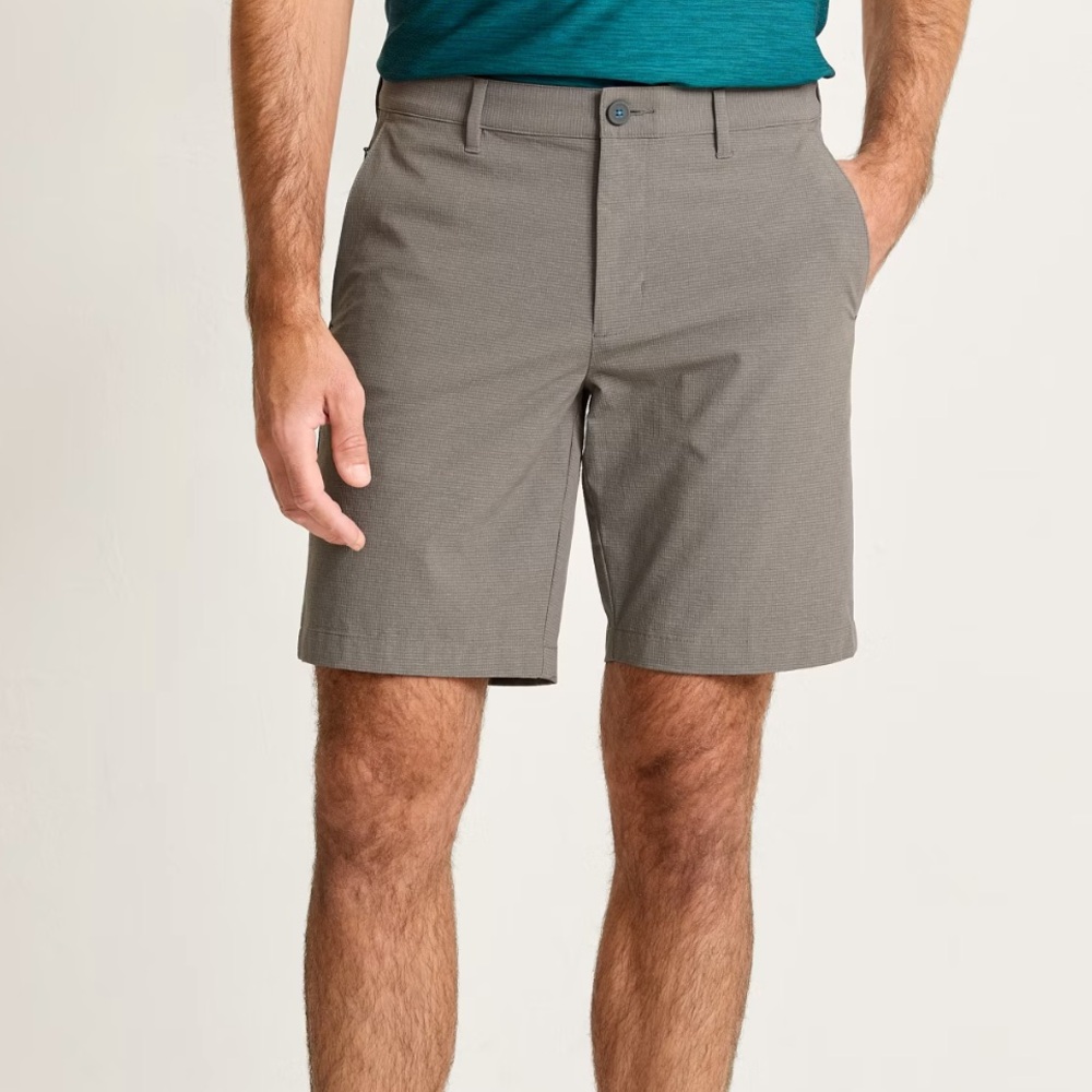Tommy Bahama Men's Grey Chip Suot Island Zine Performance Golf Shorts Size 34